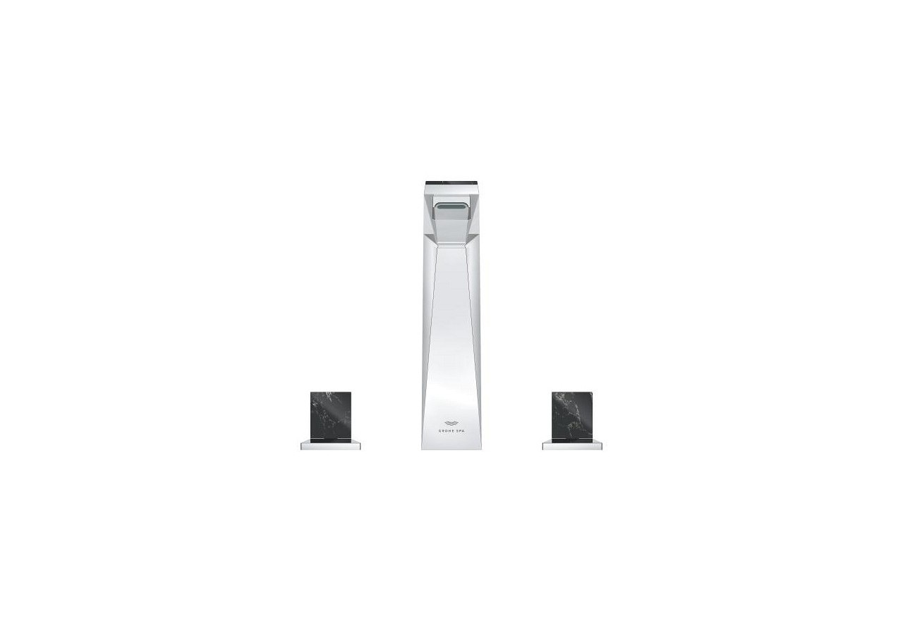 Allure brillant collection privée mélangeur 3 trous 1/2″ lavabo taille l Chromé - 20669000 - Grohe