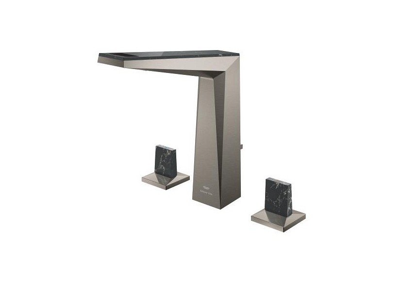 Allure brillant collection privée mélangeur 3 trous 1/2″ lavabo taille l Hard Graphite brossé - 20669AL0 - Grohe