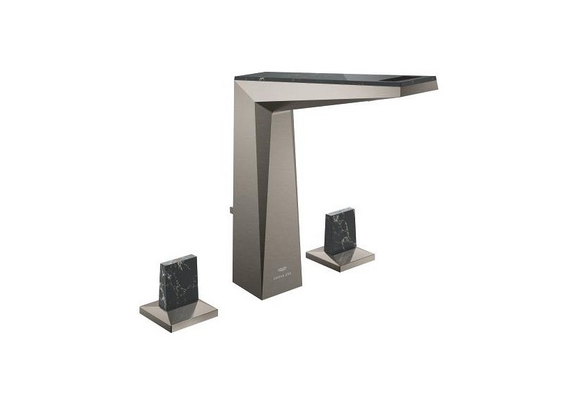 Allure brillant collection privée mélangeur 3 trous 1/2″ lavabo taille l Hard Graphite brossé - 20669AL0 - Grohe