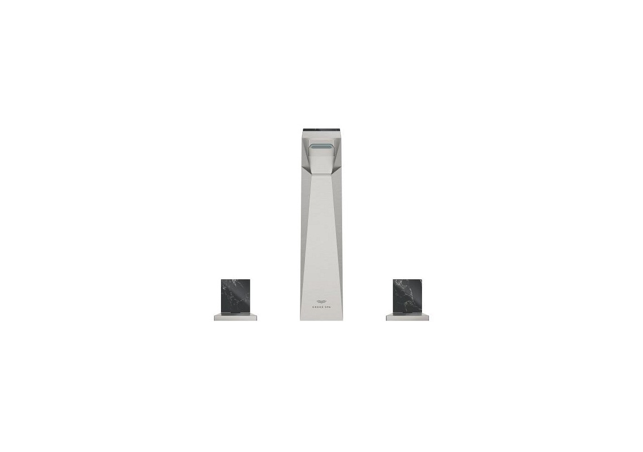 Allure brillant collection privée mélangeur 3 trous 1/2″ lavabo taille l Supersteel - 20669DC0 - Grohe