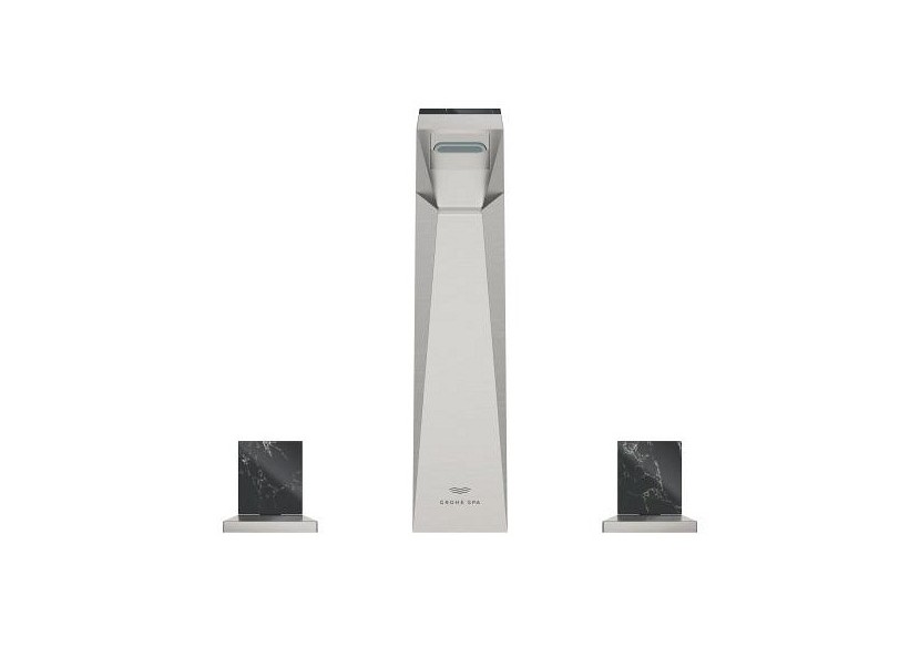 Allure brillant collection privée mélangeur 3 trous 1/2″ lavabo taille l Supersteel - 20669DC0 - Grohe