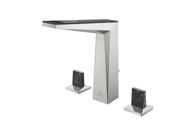 Allure brillant collection privée mélangeur 3 trous 1/2″ lavabo taille l Supersteel - 20669DC0 - Grohe 2