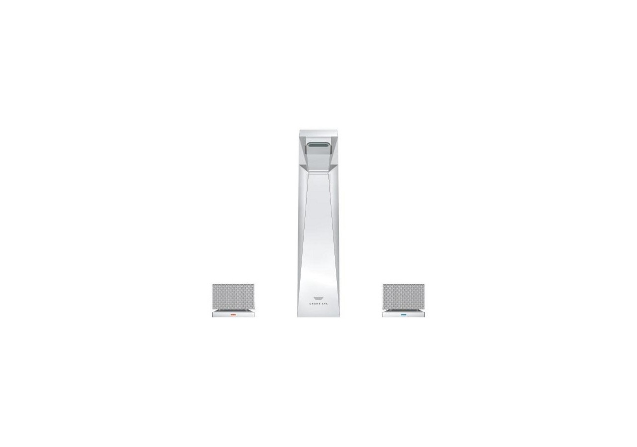 Allure brillant collection privée mélangeur 3 trous 1/2″ lavabo taille l Chromé - 20670000 - Grohe