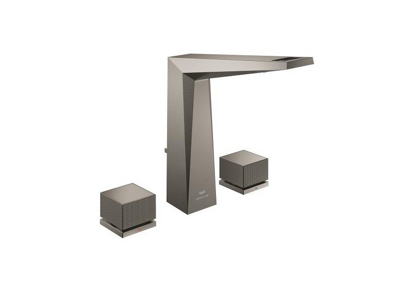 Allure brillant collection privée mélangeur 3 trous 1/2″ lavabo taille l Hard Graphite brossé - 20670AL0 - Grohe