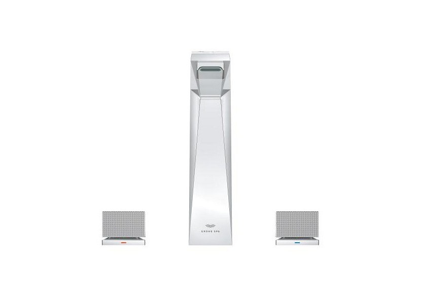 Allure brillant collection privée mélangeur 3 trous 1/2″ lavabo taille l Chromé - 20671000 - Grohe