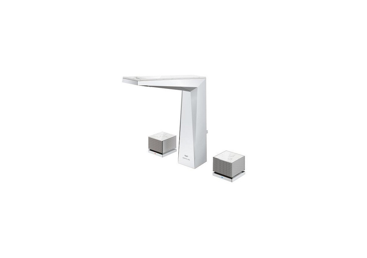 Allure brillant collection privée mélangeur 3 trous 1/2″ lavabo taille l Chromé - 20671000 - Grohe