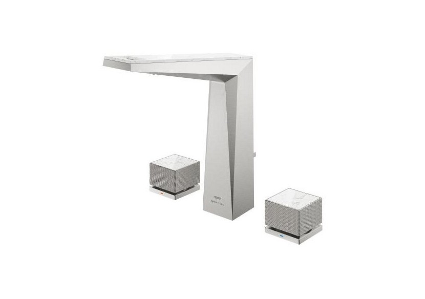 Allure brillant collection privée mélangeur 3 trous 1/2″ lavabo taille l Supersteel - 20671DC0 - Grohe