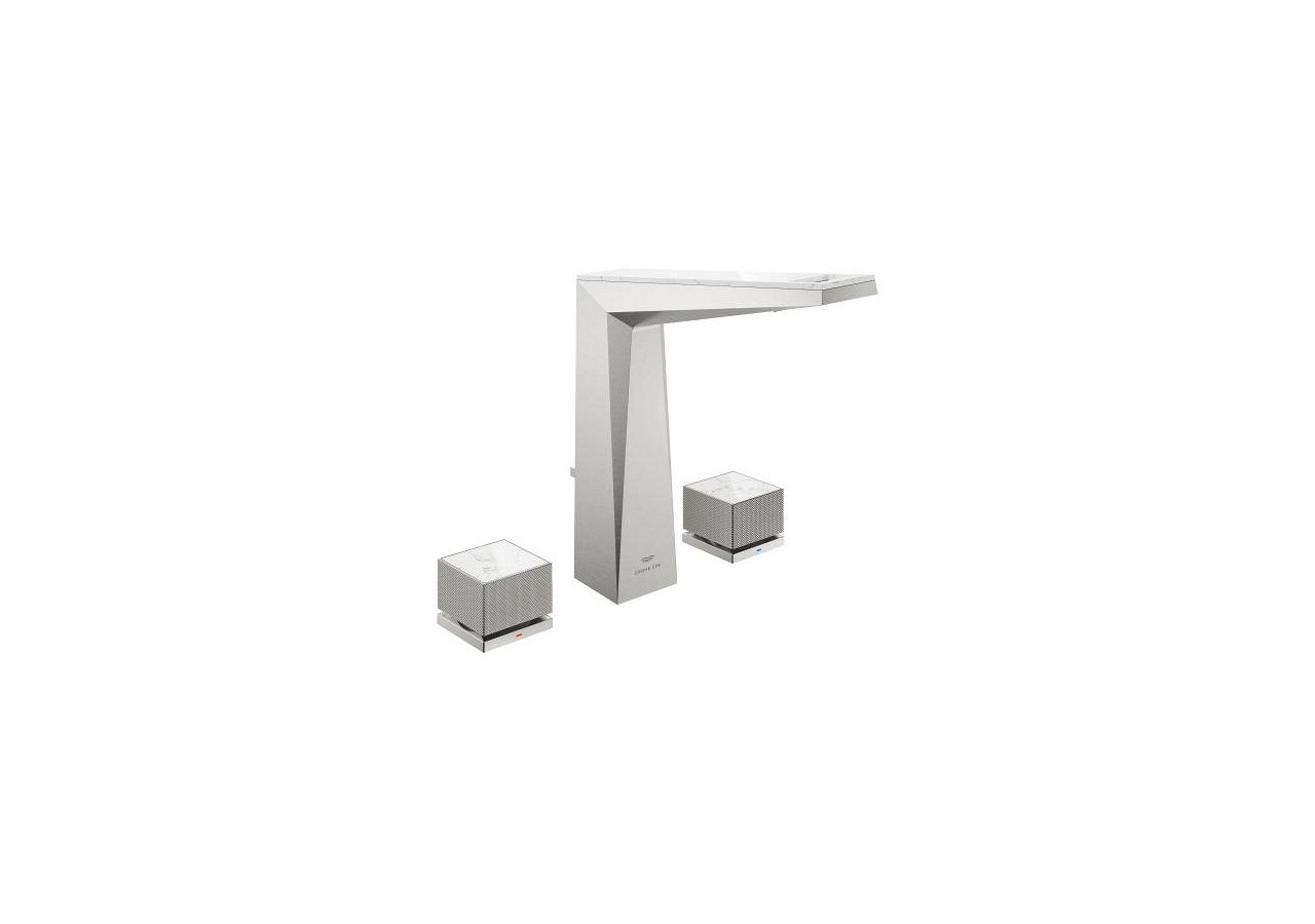 Allure brillant collection privée mélangeur 3 trous 1/2″ lavabo taille l Supersteel - 20671DC0 - Grohe