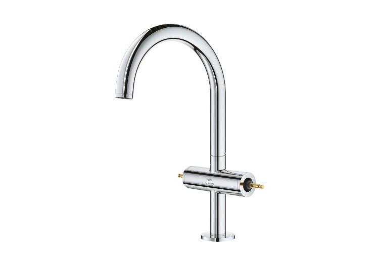 Atrio collection privée mélangeur monotrou taille l Chromé - 21134000 - Grohe 2