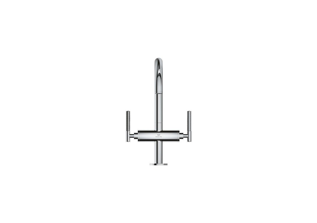 Atrio collection privée mélangeur monotrou taille l Chromé - 21134000 - Grohe