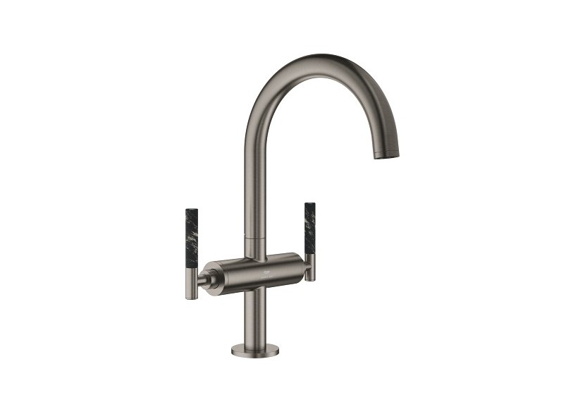 Atrio collection privée mélangeur monotrou taille l Hard Graphite brossé - 21134AL0 - Grohe
