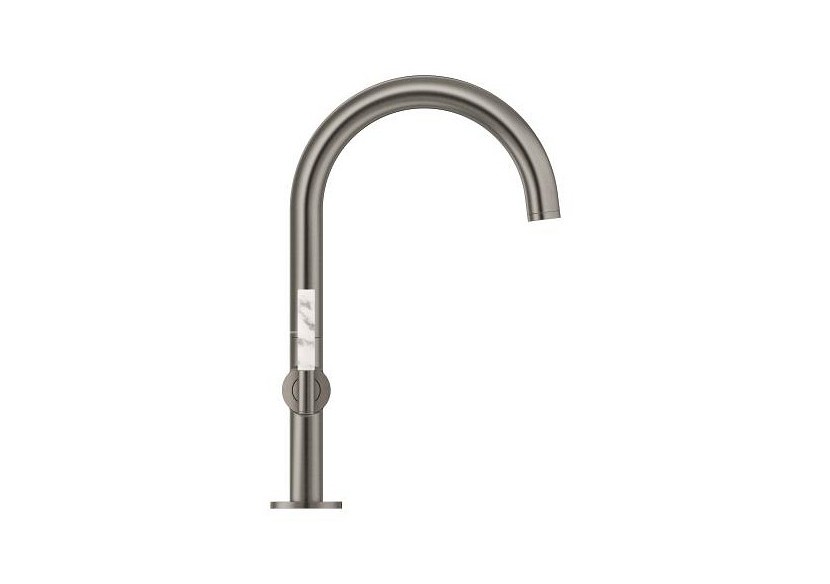 Atrio collection privée mélangeur monotrou taille l Hard Graphite brossé - 21134AL0 - Grohe
