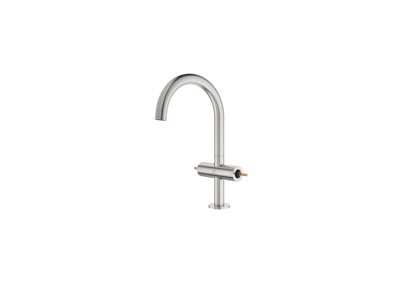 Atrio collection privée mélangeur monotrou taille l Supersteel - 21134DC0 - Grohe