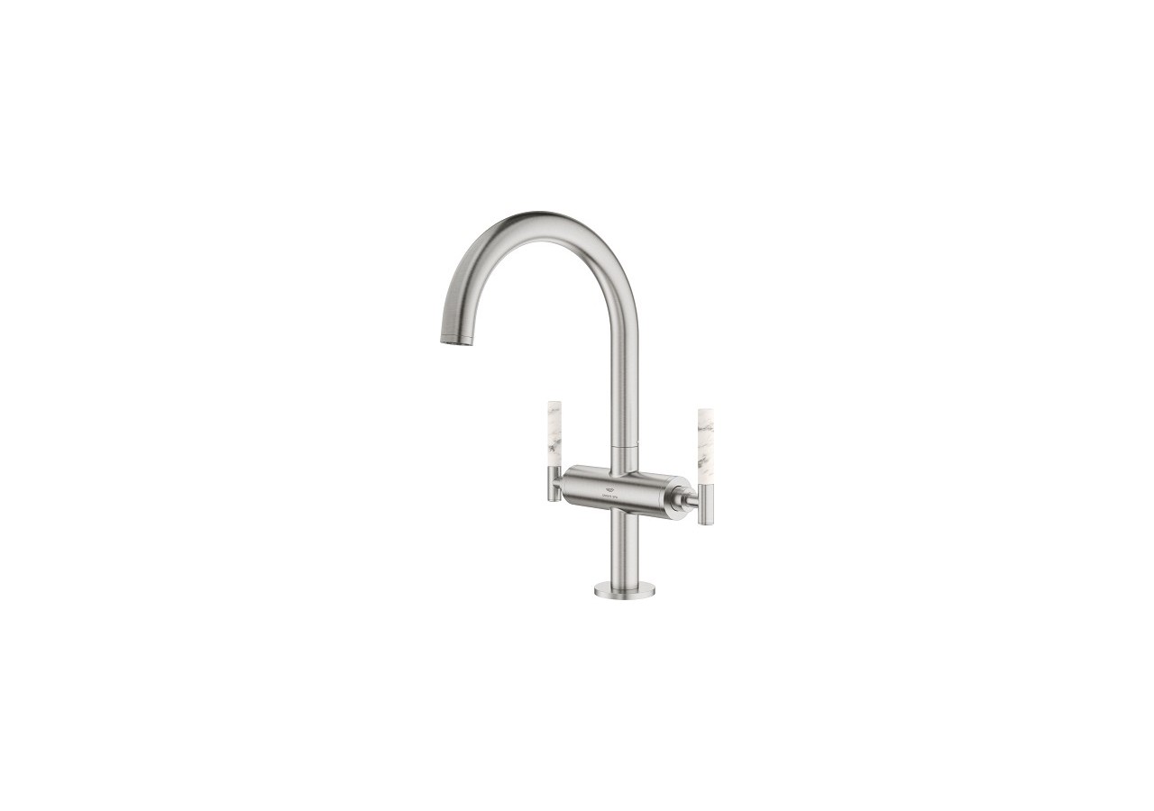 Atrio collection privée mélangeur monotrou taille l Supersteel - 21134DC0 - Grohe