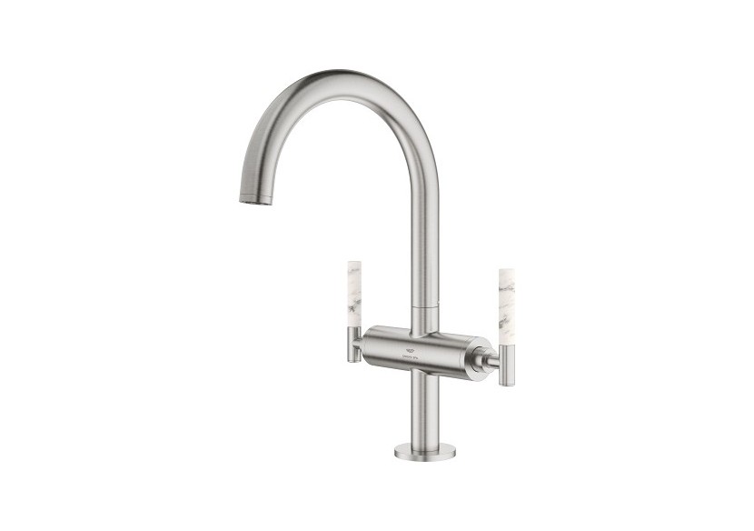 Atrio collection privée mélangeur monotrou taille l Supersteel - 21134DC0 - Grohe