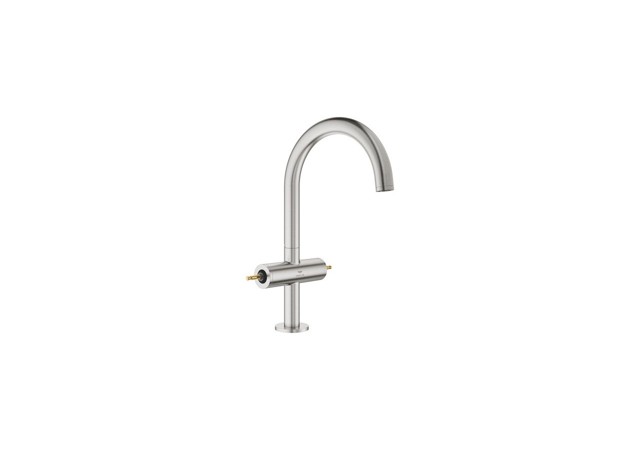 Atrio collection privée mélangeur monotrou taille l Supersteel - 21134DC0 - Grohe