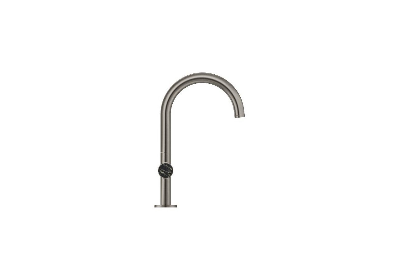 Atrio collection privée mélangeur monotrou taille l Hard Graphite brossé - 21138AL0 - Grohe