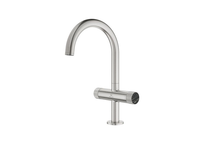 Atrio collection privée mélangeur monotrou taille l Supersteel - 21138DC0 - Grohe