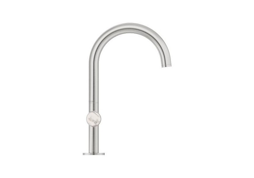 Atrio collection privée mélangeur monotrou taille l Supersteel - 21138DC0 - Grohe