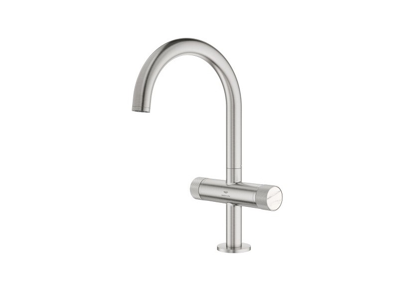 Atrio collection privée mélangeur monotrou taille l Supersteel - 21138DC0 - Grohe