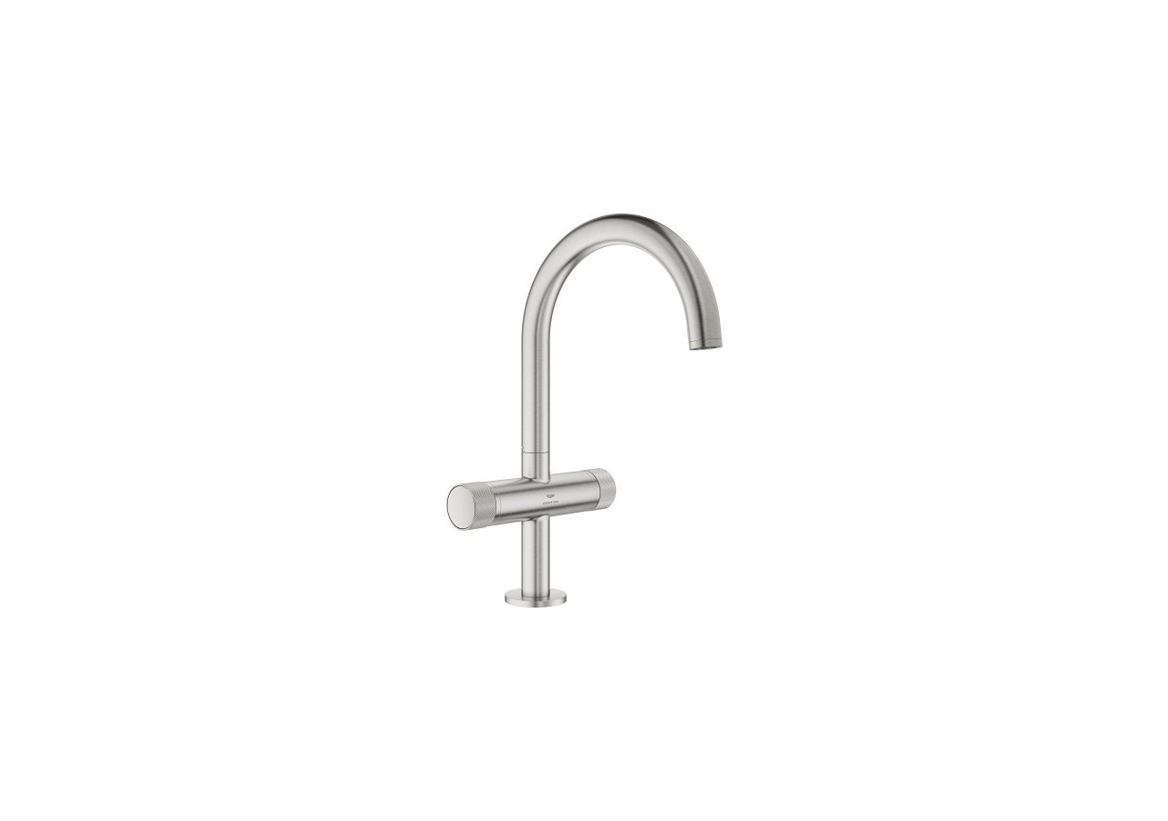 Atrio collection privée mélangeur monotrou taille l Supersteel - 21138DC0 - Grohe