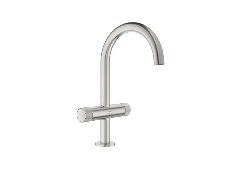 Atrio collection privée mélangeur monotrou taille l Supersteel - 21138DC0 - Grohe