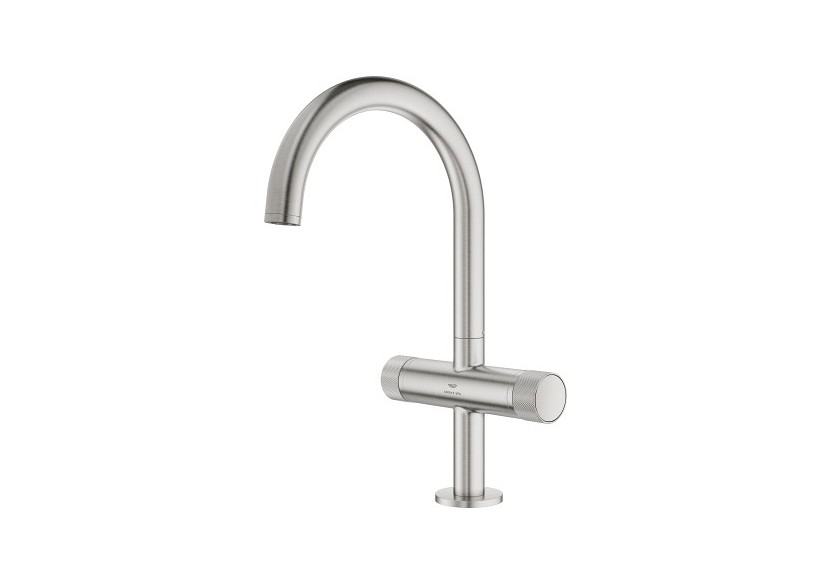 Atrio collection privée mélangeur monotrou taille l Supersteel - 21138DC0 - Grohe
