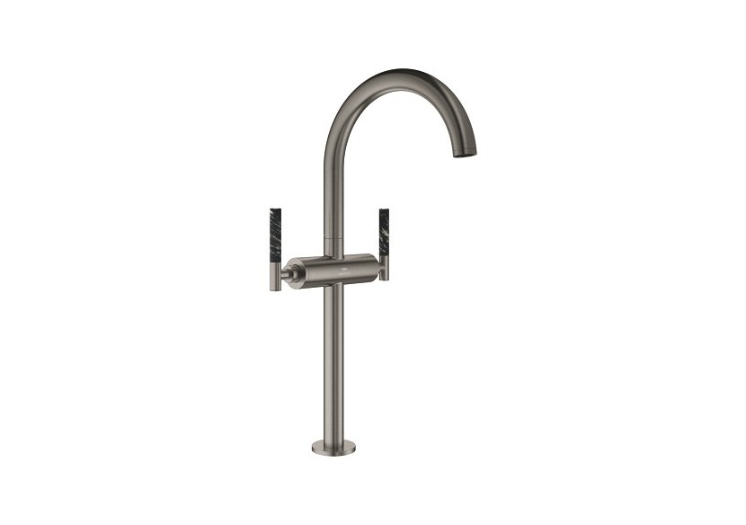 Atrio collection privée mélangeur monotrou vasque à poser taille xl Hard Graphite brossé - 21140AL0 - Grohe