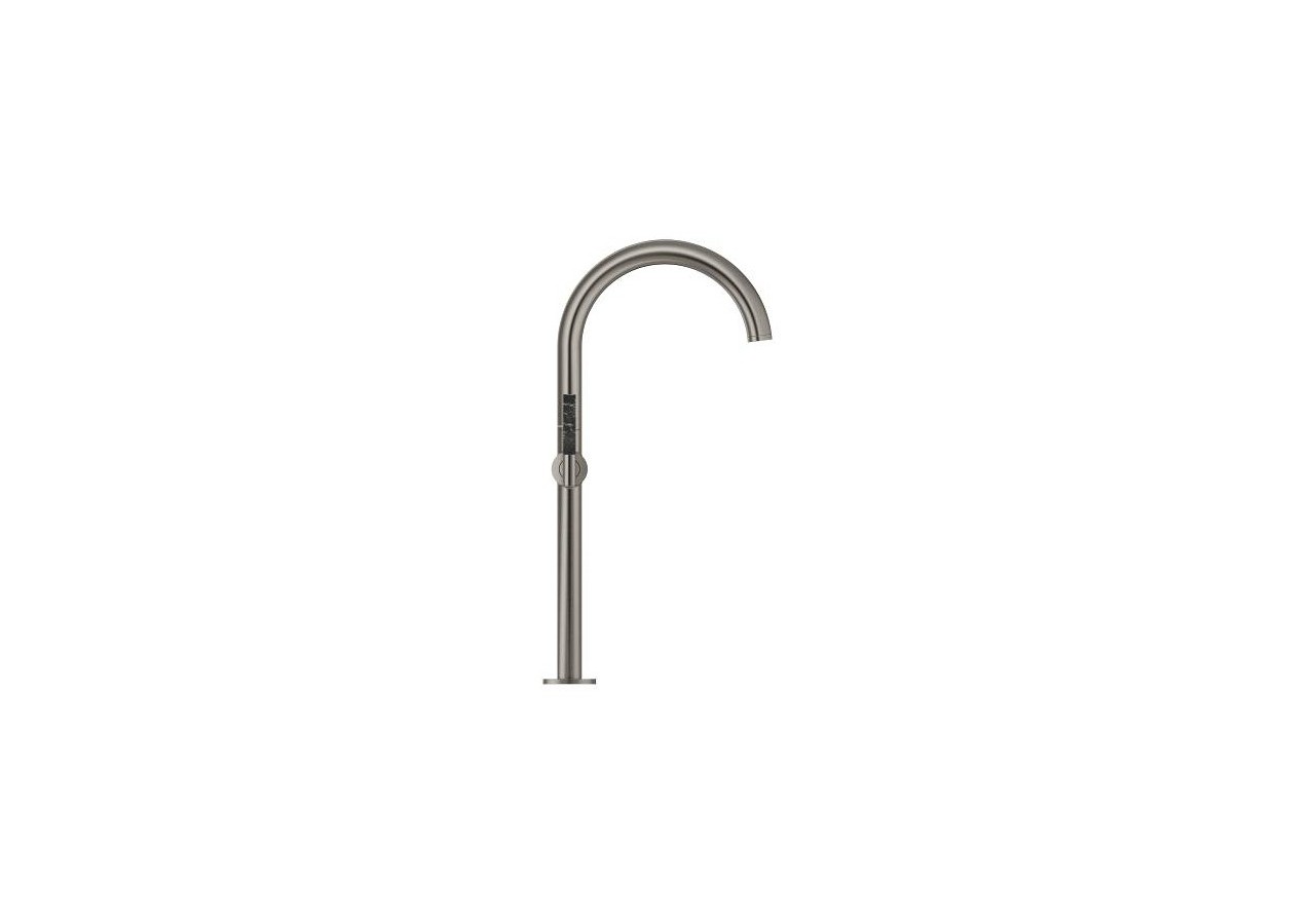 Atrio collection privée mélangeur monotrou vasque à poser taille xl Hard Graphite brossé - 21140AL0 - Grohe