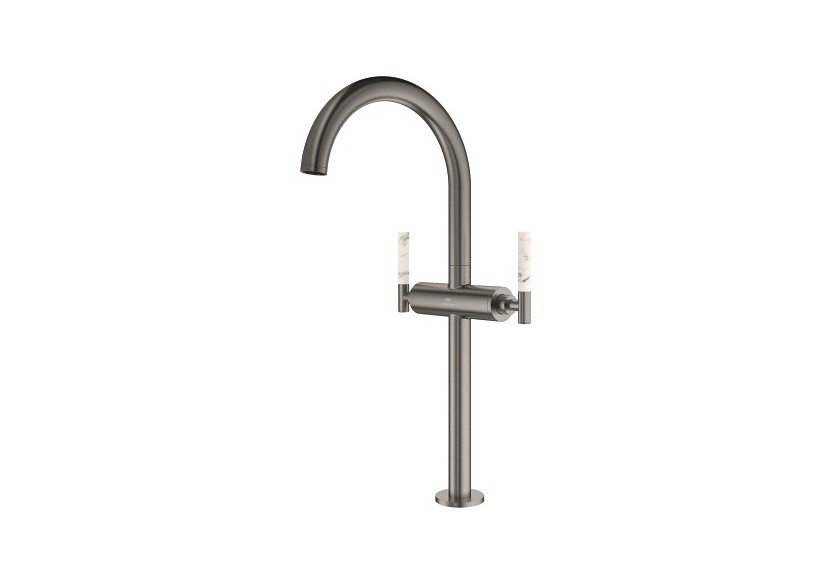 Atrio collection privée mélangeur monotrou vasque à poser taille xl Hard Graphite brossé - 21140AL0 - Grohe