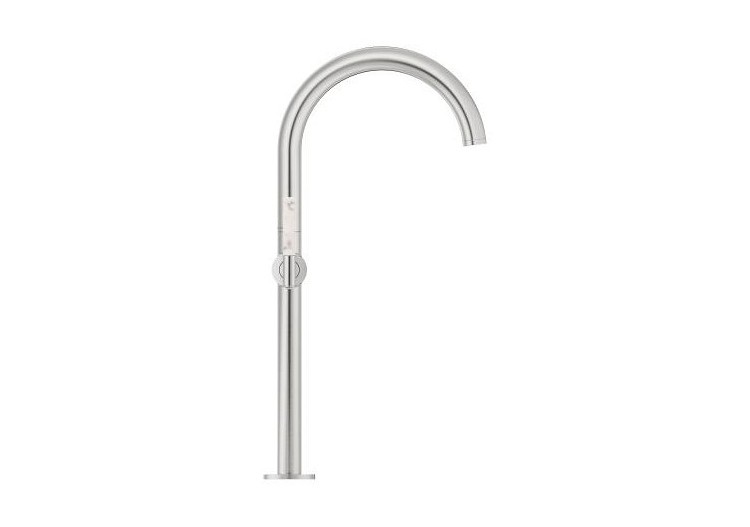 Atrio collection privée mélangeur monotrou vasque à poser taille xl Supersteel - 21140DC0 - Grohe