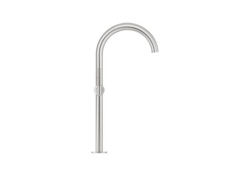 Atrio collection privée mélangeur monotrou vasque à poser taille xl Supersteel - 21140DC0 - Grohe