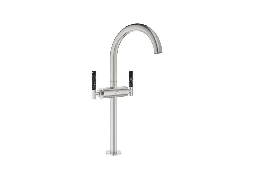 Atrio collection privée mélangeur monotrou vasque à poser taille xl Supersteel - 21140DC0 - Grohe