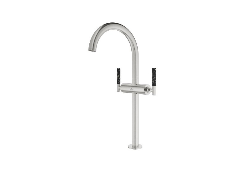 Atrio collection privée mélangeur monotrou vasque à poser taille xl Supersteel - 21140DC0 - Grohe
