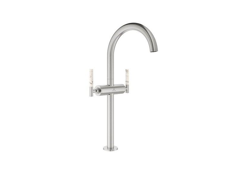 Atrio collection privée mélangeur monotrou vasque à poser taille xl Supersteel - 21140DC0 - Grohe