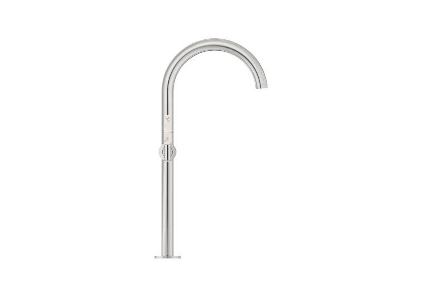 Atrio collection privée mélangeur monotrou vasque à poser taille xl Supersteel - 21140DC0 - Grohe