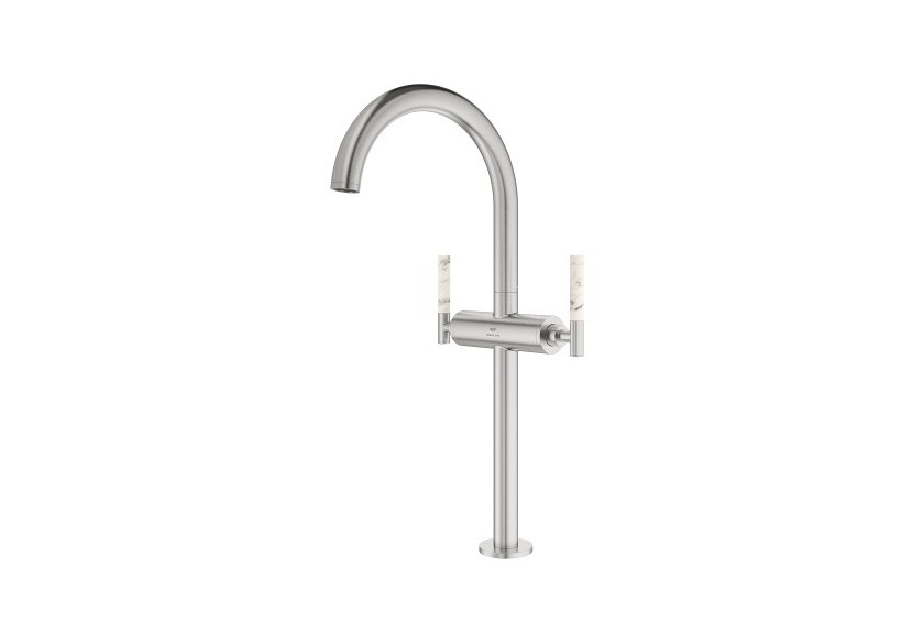 Atrio collection privée mélangeur monotrou vasque à poser taille xl Supersteel - 21140DC0 - Grohe