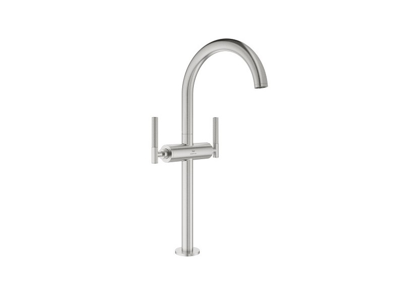 Atrio collection privée mélangeur monotrou vasque à poser taille xl Supersteel - 21140DC0 - Grohe
