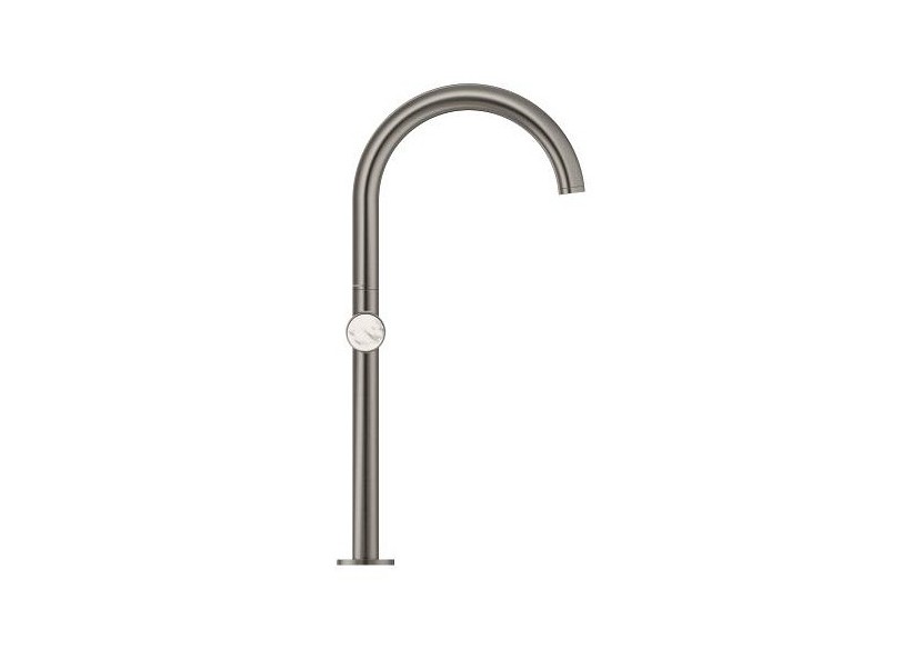 Atrio collection privée mélangeur monotrou vasque à poser taille xl Hard Graphite brossé - 21142AL0 - Grohe