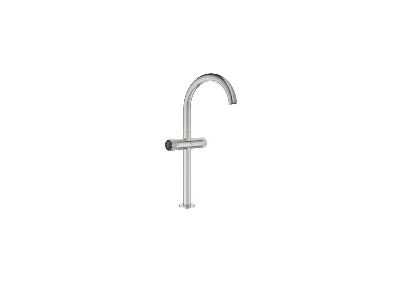 Atrio collection privée mélangeur monotrou vasque à poser taille xl Supersteel - 21142DC0 - Grohe