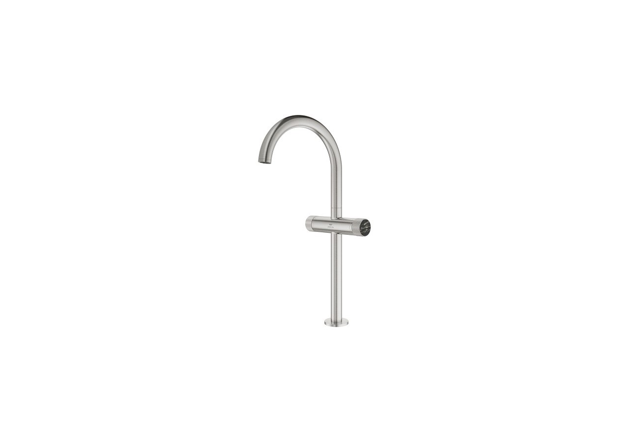 Atrio collection privée mélangeur monotrou vasque à poser taille xl Supersteel - 21142DC0 - Grohe