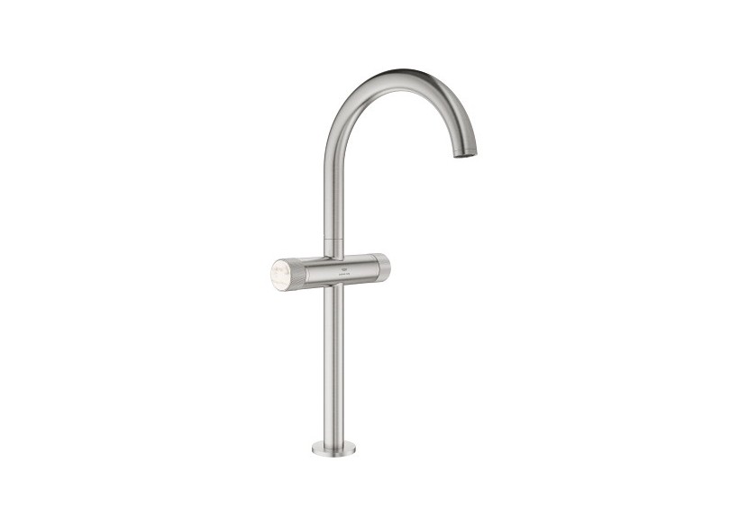 Atrio collection privée mélangeur monotrou vasque à poser taille xl Supersteel - 21142DC0 - Grohe