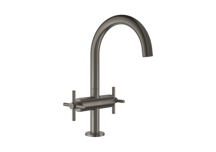 Atrio mélangeur monotrou taille l Hard Graphite brossé - 21144AL0 - Grohe 2