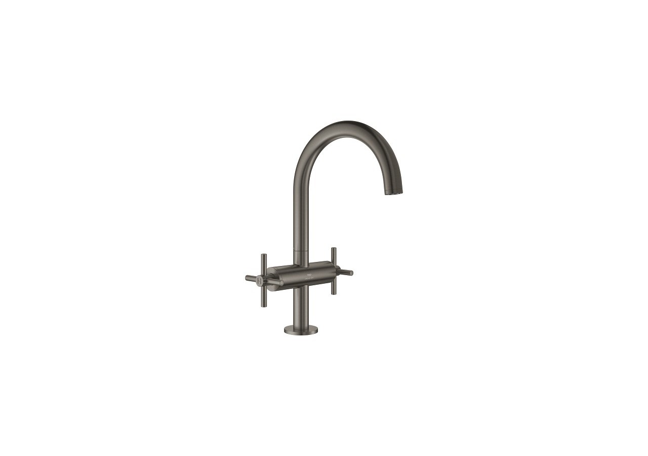 Atrio mélangeur monotrou taille l Hard Graphite brossé - 21144AL0 - Grohe