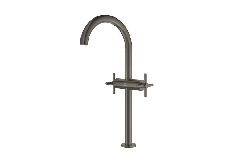 Atrio mélangeur monotrou vasque à poser taille xl Hard Graphite brossé - 21149AL0 - Grohe 2