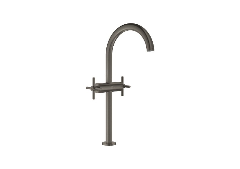 Atrio mélangeur monotrou vasque à poser taille xl Hard Graphite brossé - 21149AL0 - Grohe
