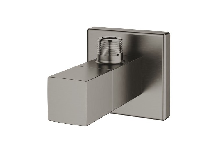 Eurocube robinet d'arrêt équerre 1/2″ Hard Graphite brossé - 22012AL0 - Grohe