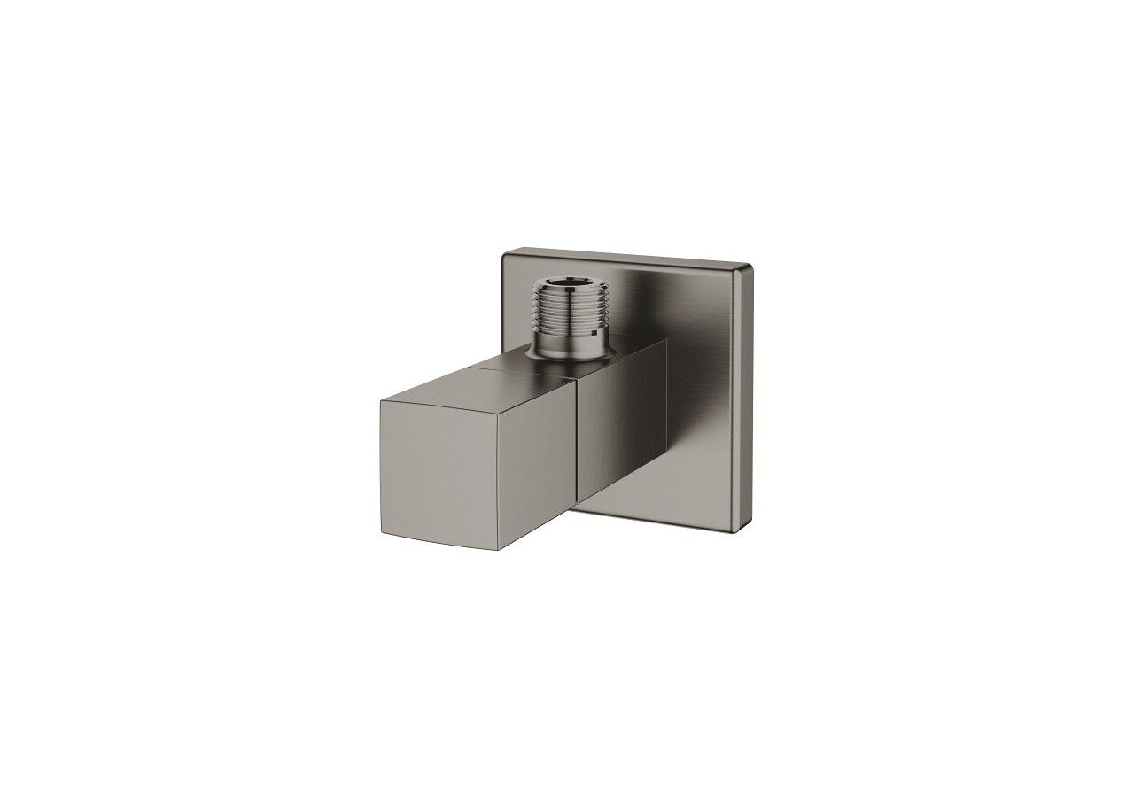 Eurocube robinet d'arrêt équerre 1/2″ Hard Graphite brossé - 22012AL0 - Grohe