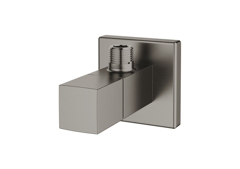 Eurocube robinet d'arrêt équerre 1/2″ Hard Graphite brossé - 22012AL0 - Grohe