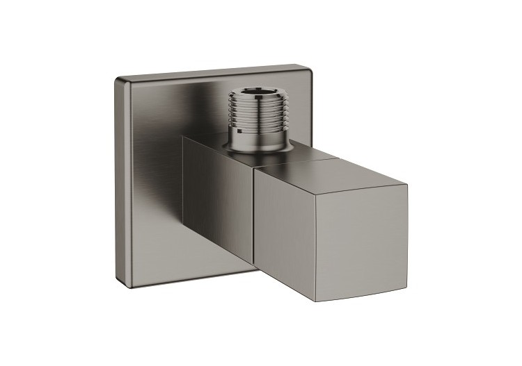 Eurocube robinet d'arrêt équerre 1/2″ Hard Graphite brossé - 22012AL0 - Grohe 2